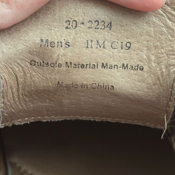 Johnston and Murphy Conard Plain Toe Mahogany 20-2234 Men’s Size 11M - Picture 11 of 13